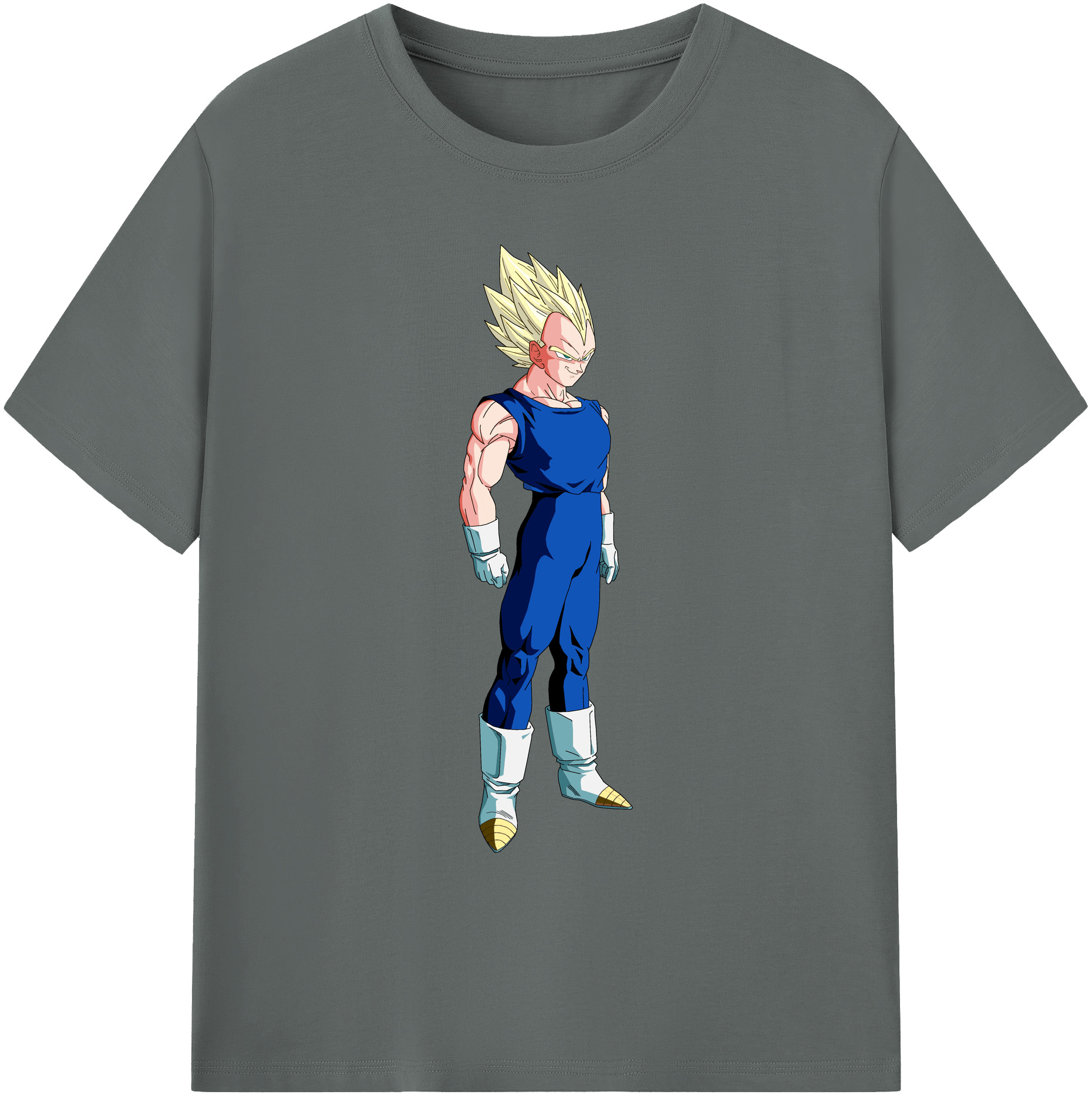 （画像用） ドラゴンボール ベジータ四世（Bejīta Yonsei）DRAGON BALL Vegeta IV 綿100％ メンズ半袖Tシャツ｜肌触りやわらか＆通気性